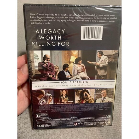 NEW House of Gucci (2021, DVD) Lady Gaga Adam Driver Al Pacino Jared Leto Sealed - Picture 2 of 2